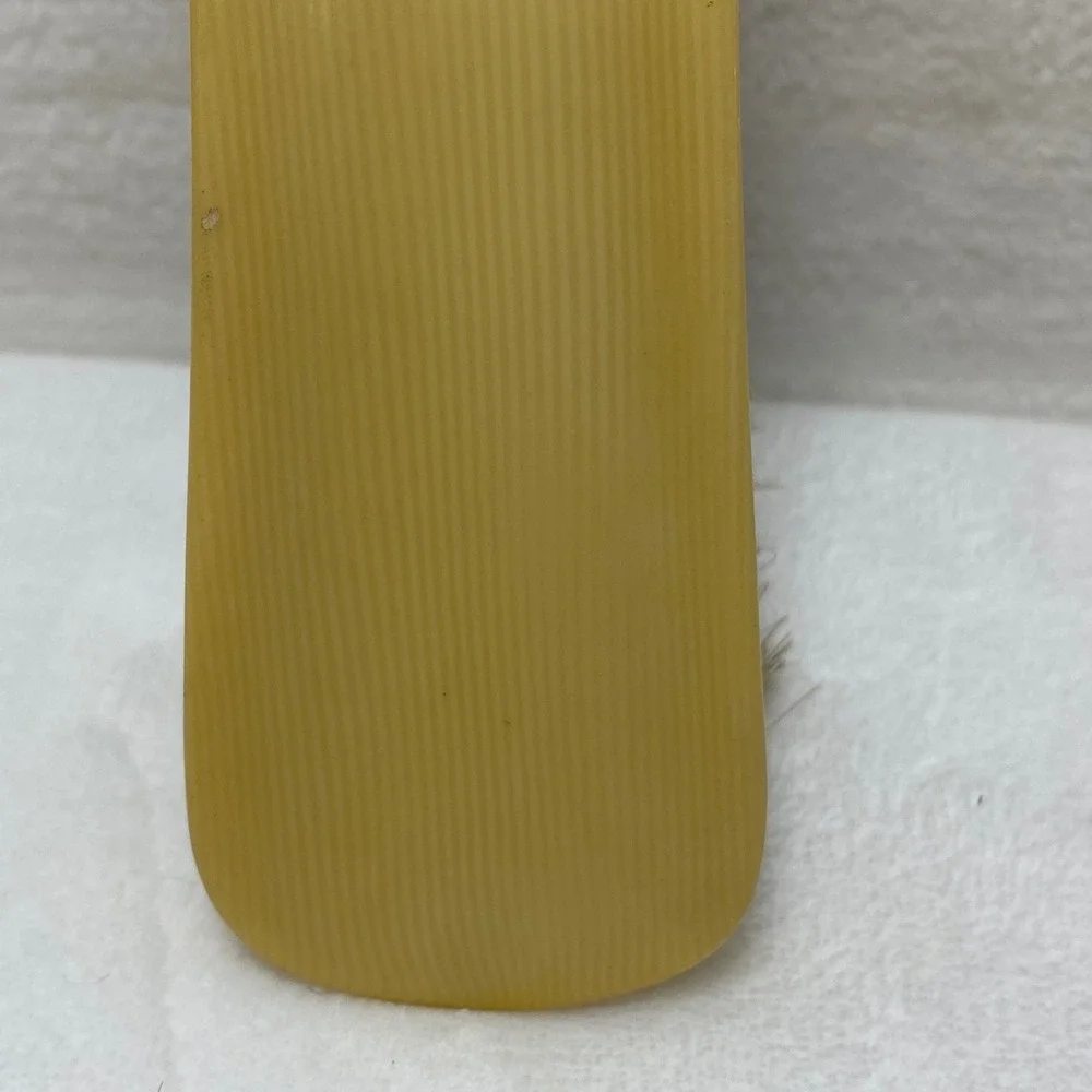 Vintage Cream Colored Bakelite‎ Clothes Brush Natural Bristles Wood Handle *READ